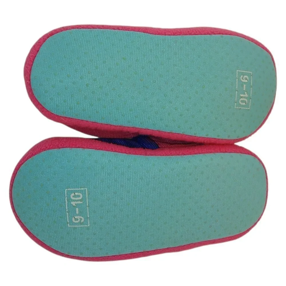 Trolls World Tour Girls Pink Slippers - Size 9/10